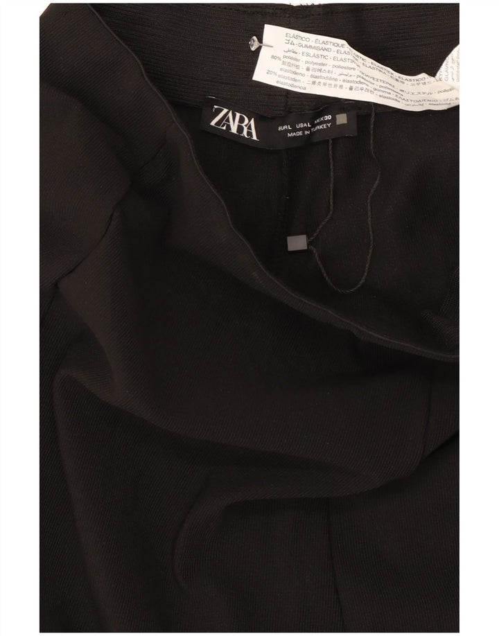 Legginsy damskie Zara UK 16, duże, czarne, poliestrowe