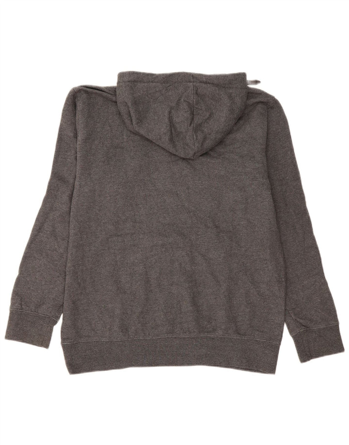 Męski sweter z kapturem Reebok z grafiką, mały, szary, bawełniany