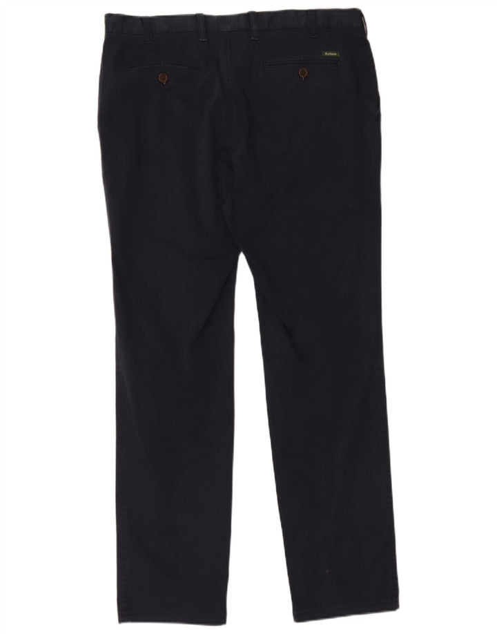 Męskie spodnie chino o regularnym kroju Barbour IT 48 Medium W36 L32 Granatowe