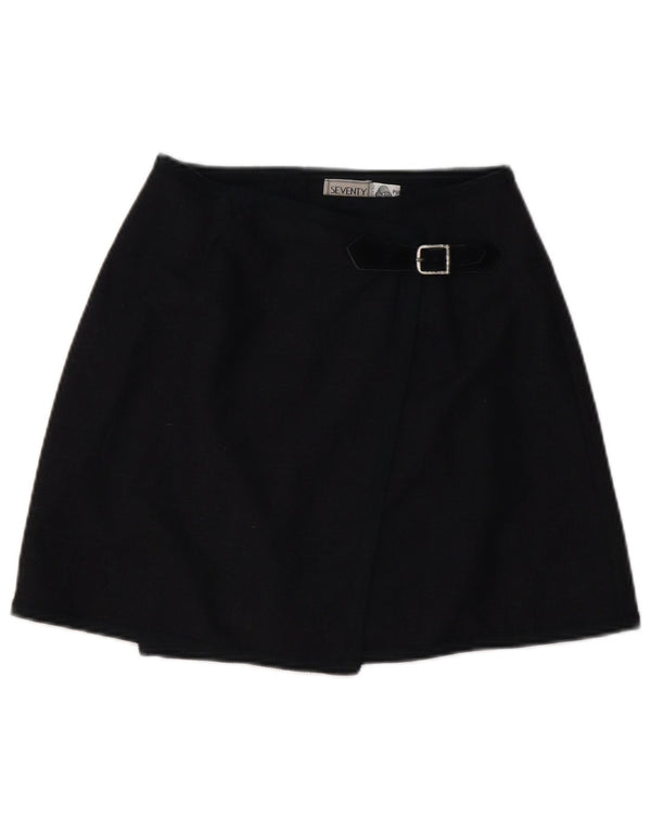 Damska spódnica kopertowa Seventy IT 42 Medium W26 Granatowa wełna