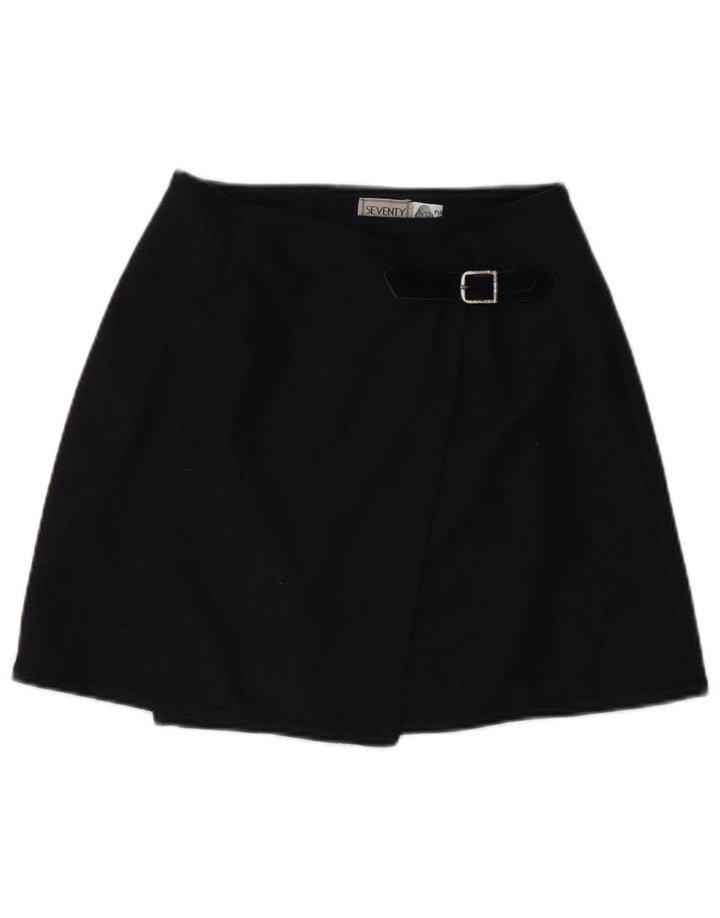 Damska spódnica kopertowa Seventy IT 42 Medium W26 Granatowa wełna