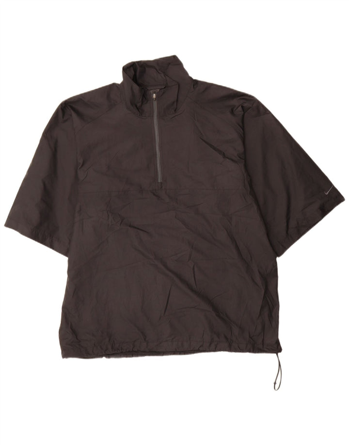 Męska bluza dresowa z krótkim rękawem Nike UK 45/47 XL czarna