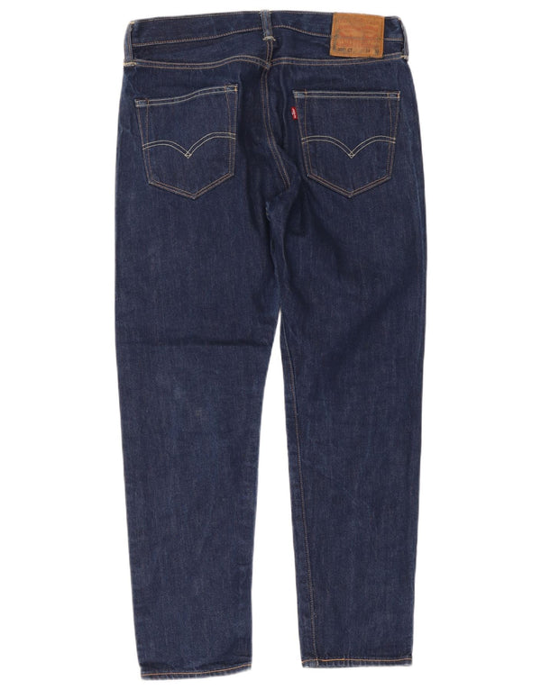 Męskie jeansy Levi's 501 CT Straight W34 L32 Niebieskie bawełniane