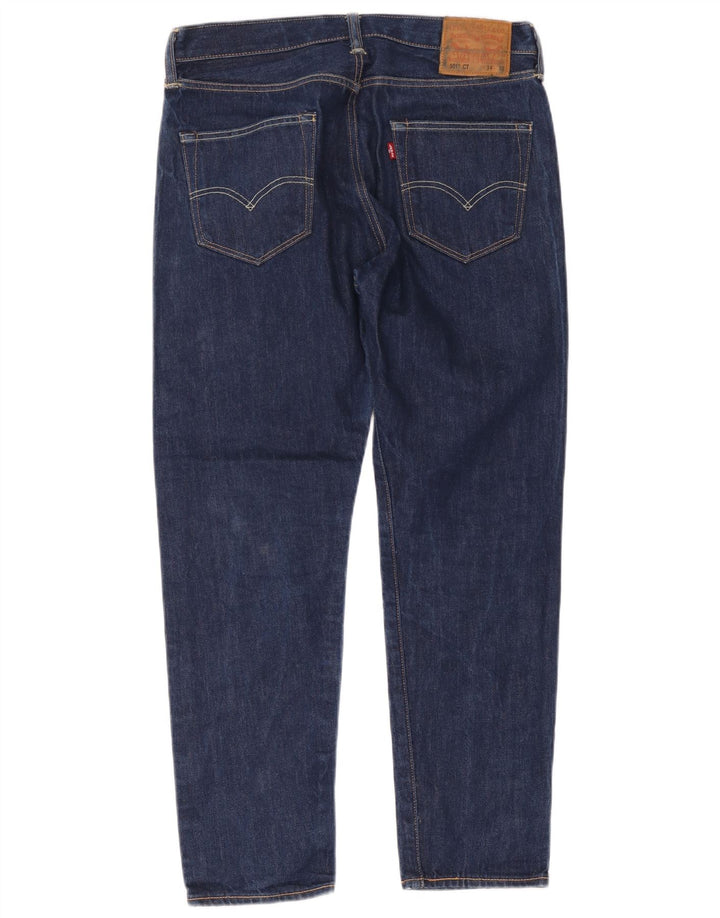 Męskie jeansy Levi's 501 CT Straight W34 L32 Niebieskie bawełniane