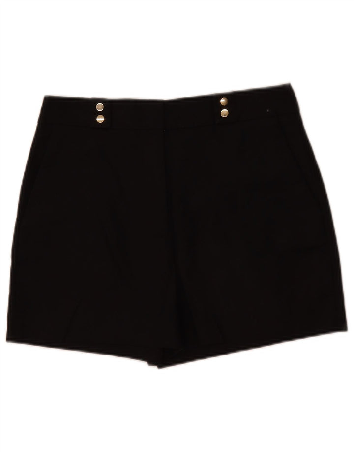 Krótkie spodenki damskie Zara, małe, W26, czarne, bawełniane