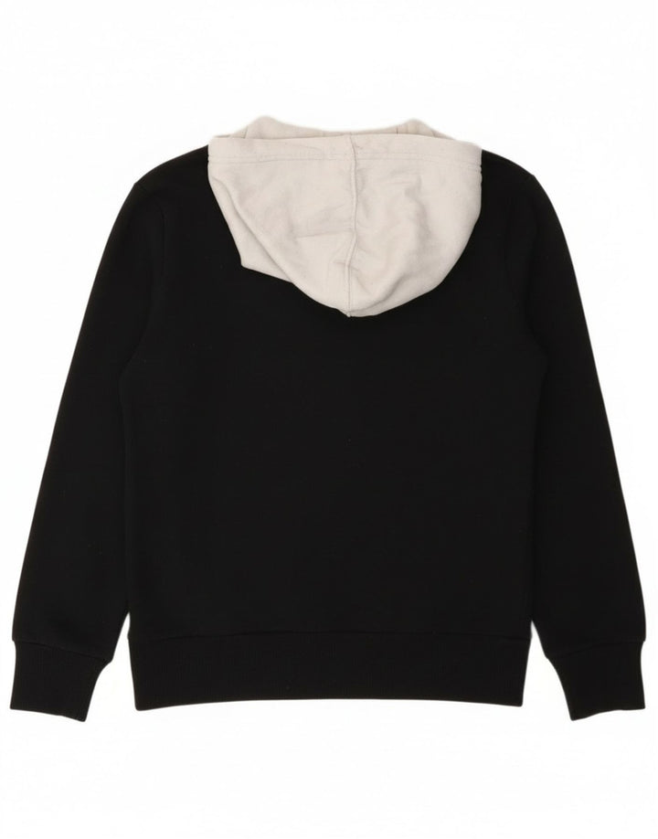 Chłopięcy sweter z kapturem Converse z grafiką 10-11 lat, średni czarny, blok kolorów