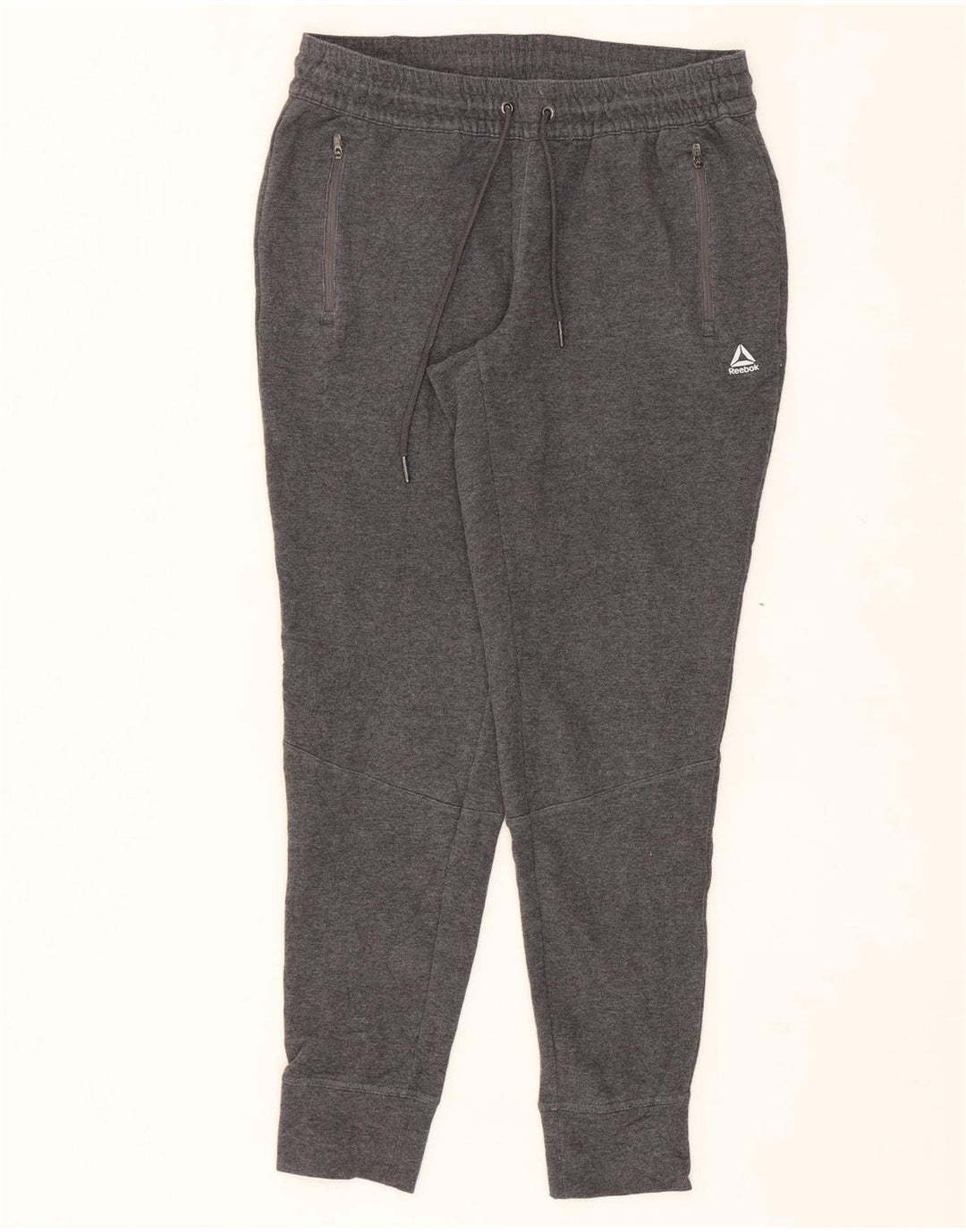 REEBOK Mens Tracksuit Trousers Joggers Small  Grey Cotton Vintage Reebok and Second-Hand Reebok from Messina Hembry 