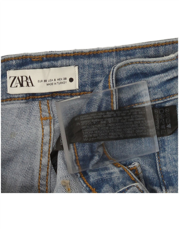 Damskie jeansy Bootcut Zara EU 38 Small W28 L26 Niebieskie bawełniane