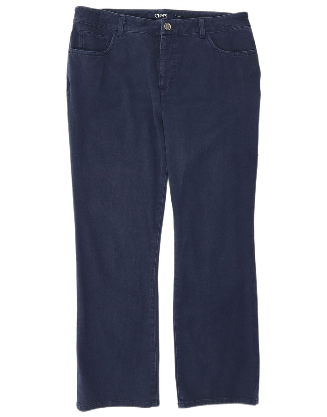 Damskie proste dżinsy Chaps US 12 Large W32 L28 Granatowa bawełna