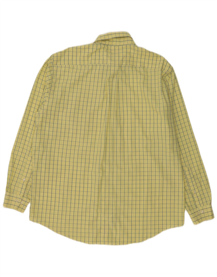 Koszula męska Brooks Brothers, duża, bawełniana w żółtą kratkę
