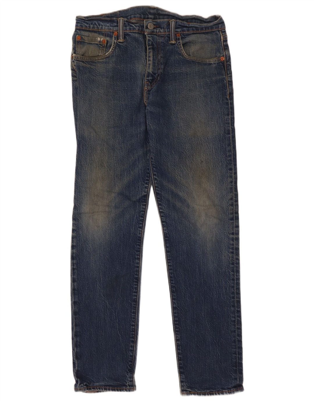 Męskie jeansy Levi's Slim W30 L32 Niebieskie bawełniane
