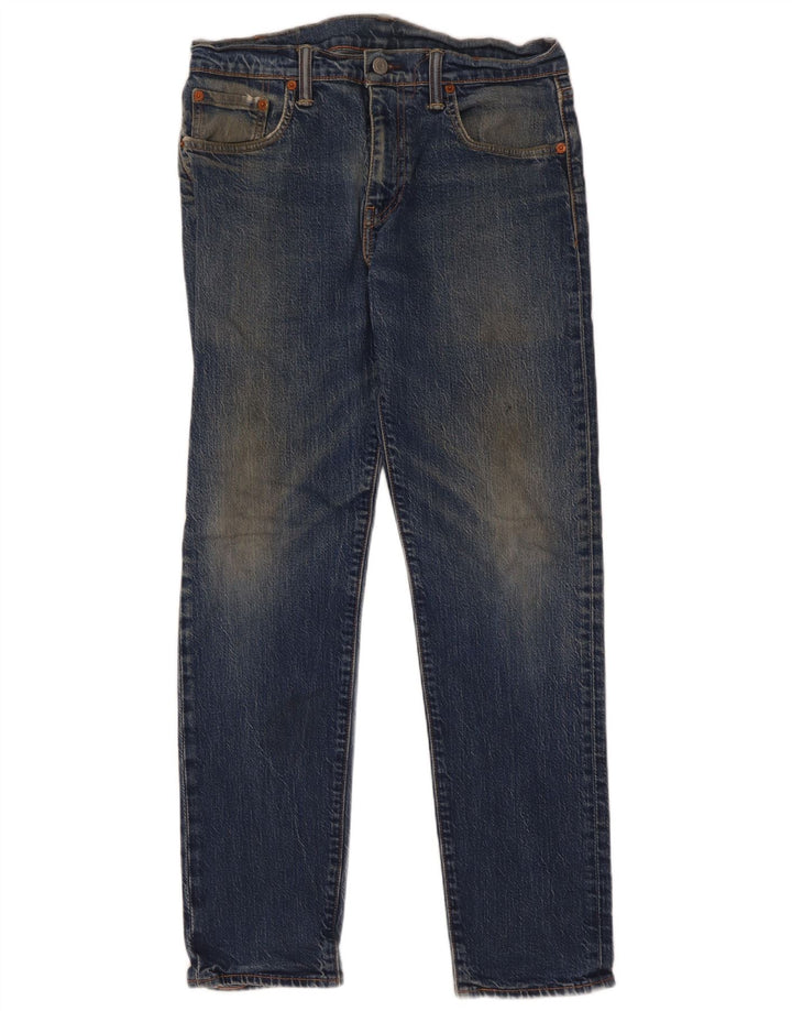 Męskie jeansy Levi's Slim W30 L32 Niebieskie bawełniane