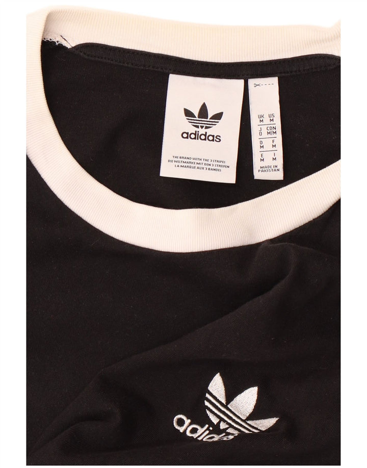 ADIDAS Mens T-Shirt Top Medium Black