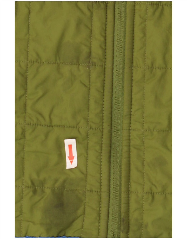 Wyściełana kurtka chłopięca z kapturem Jack Wolfskin, 7-8 lat, w kolorze zielonym