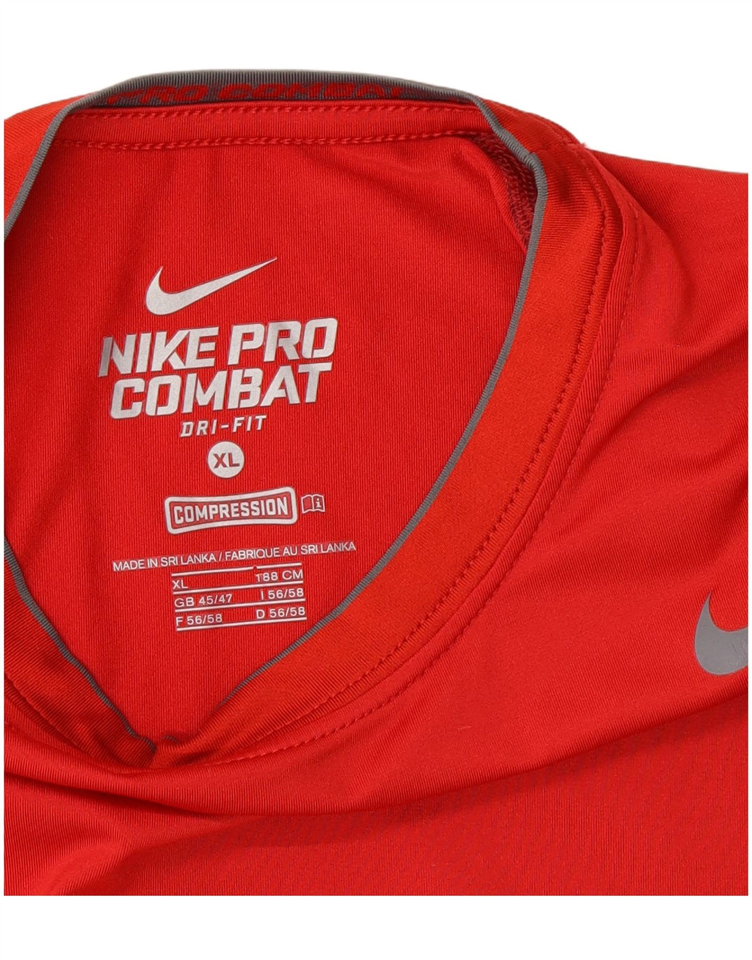 T-shirt męski NIKE Dri Fit, UK 45/47 XL, czerwony