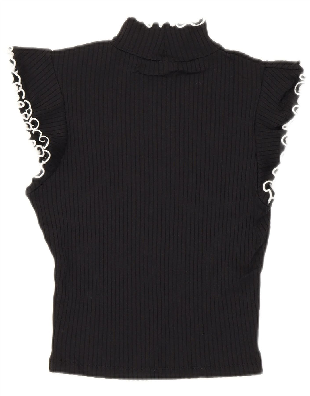 Damska krótka bluzka Zara Top UK 8 Small Black Poliamid