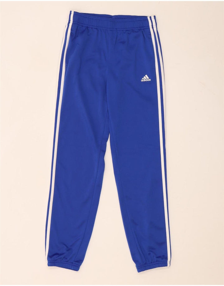 Adidas Chłopięce Spodnie Dresowe Joggery 11-12 Lat Niebieski Poliester