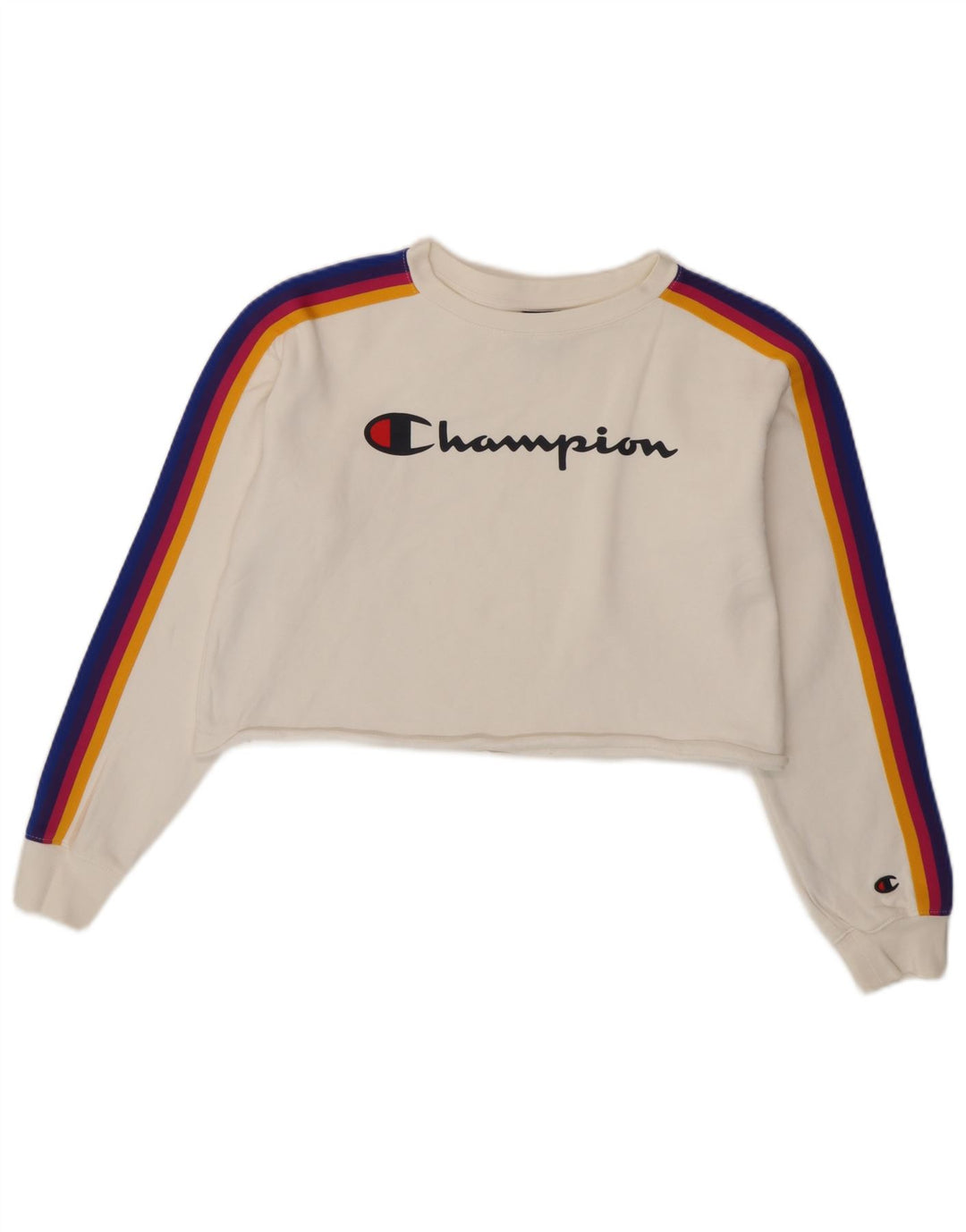 Damska bluza z kapturem Champion Oversize Graphic UK 10 Small White