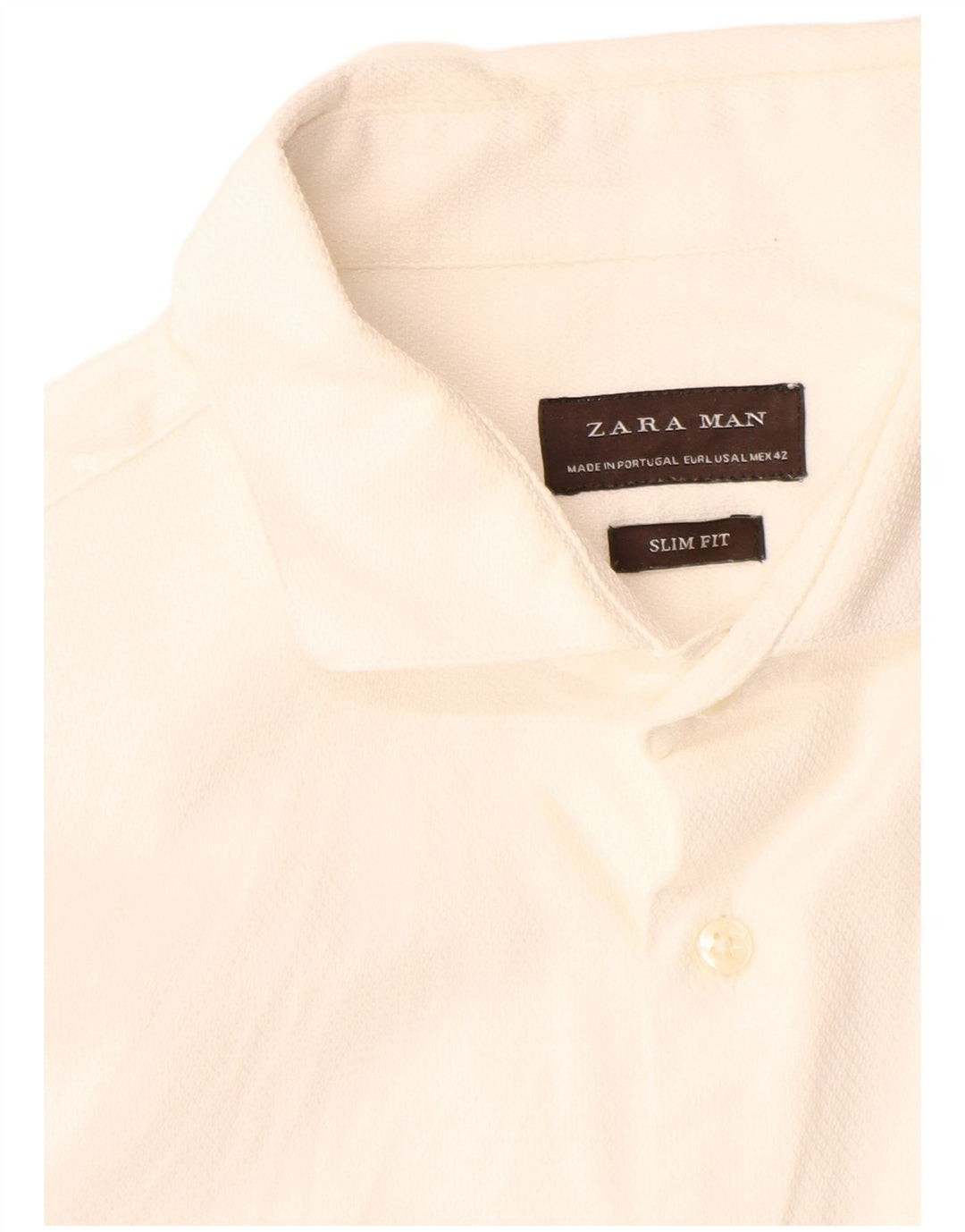 Koszula męska Zara Slim Fit, duża, biała