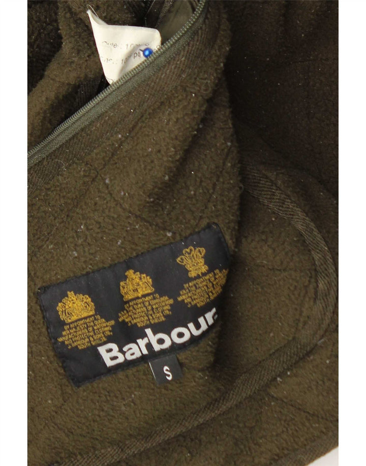 Męska pikowana kurtka Barbour UK 36 Small Green Poliamid