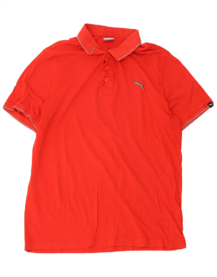 Męska koszulka polo Puma, duża, czerwona, bawełniana