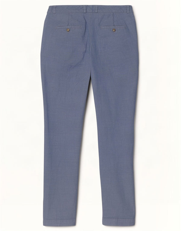 Spodnie damskie Marks & Spencer Slim Chino UK 8 Small W26 L26 Niebieskie lniane