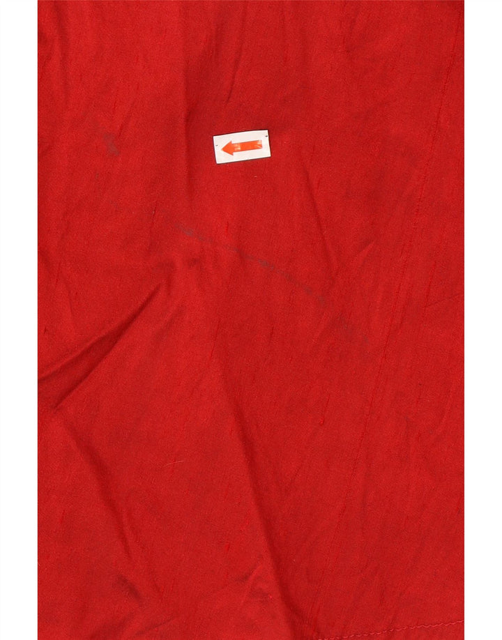 Vintage damska spódnica midi z wysokim stanem IT 40 Small W26 czerwona