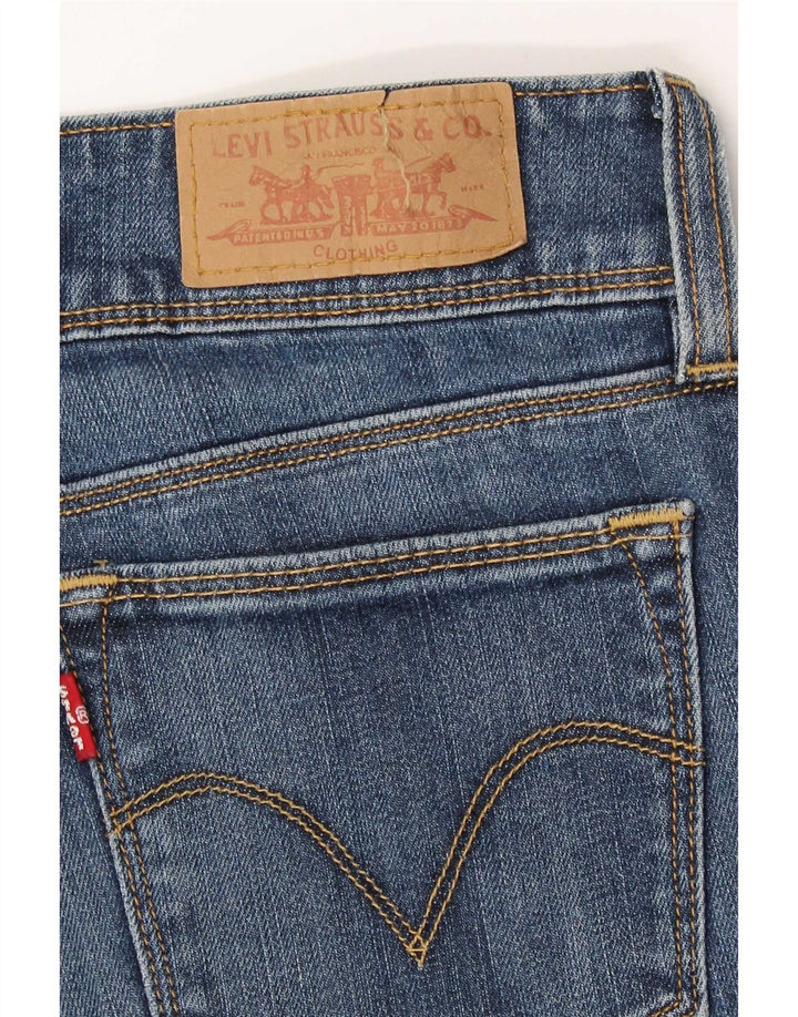 Damskie jeansy Levi's 571 Slim W27 L34 Niebieskie bawełniane