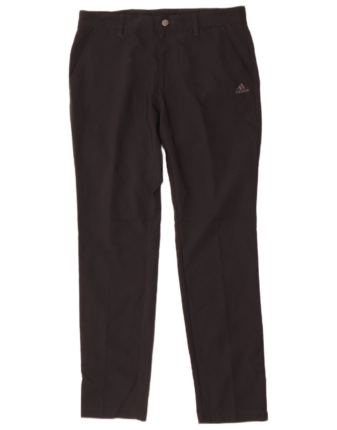 Męskie spodnie Chino Adidas Slim W32 L32 Czarny poliester