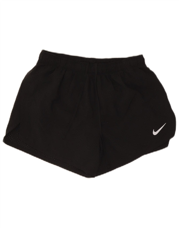 Damskie spodenki sportowe Nike Dri Fit UK 12, średni czarny poliester