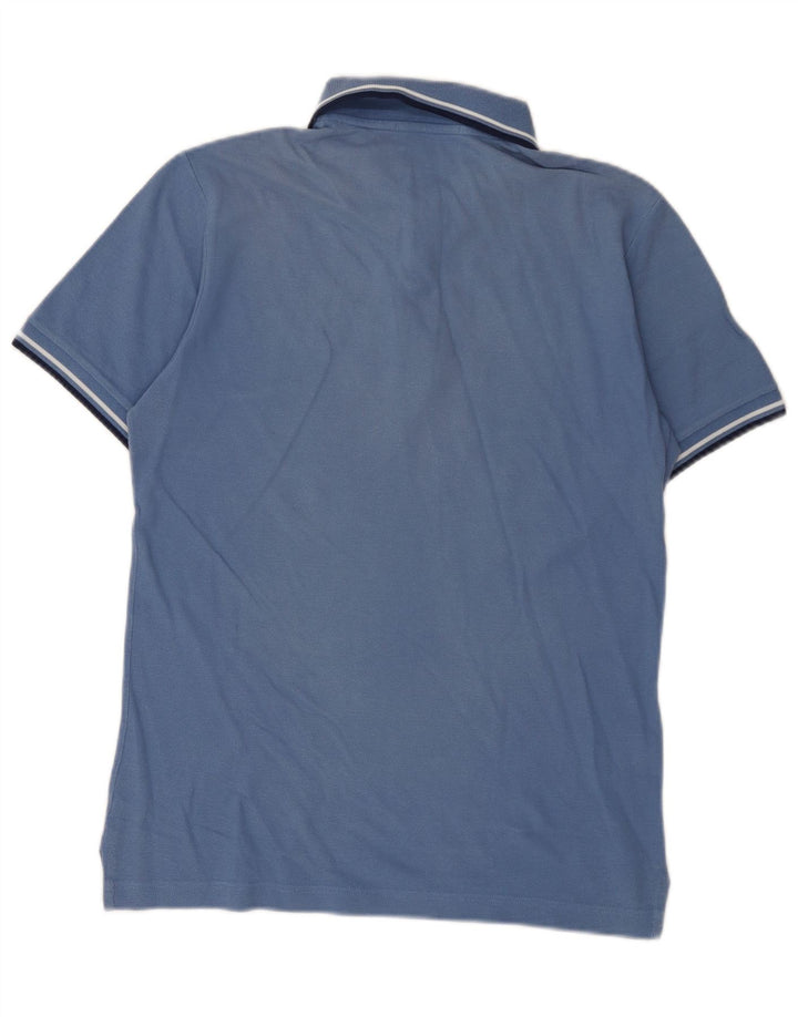 Męska koszulka polo Fred Perry, mała, niebieska, bawełniana