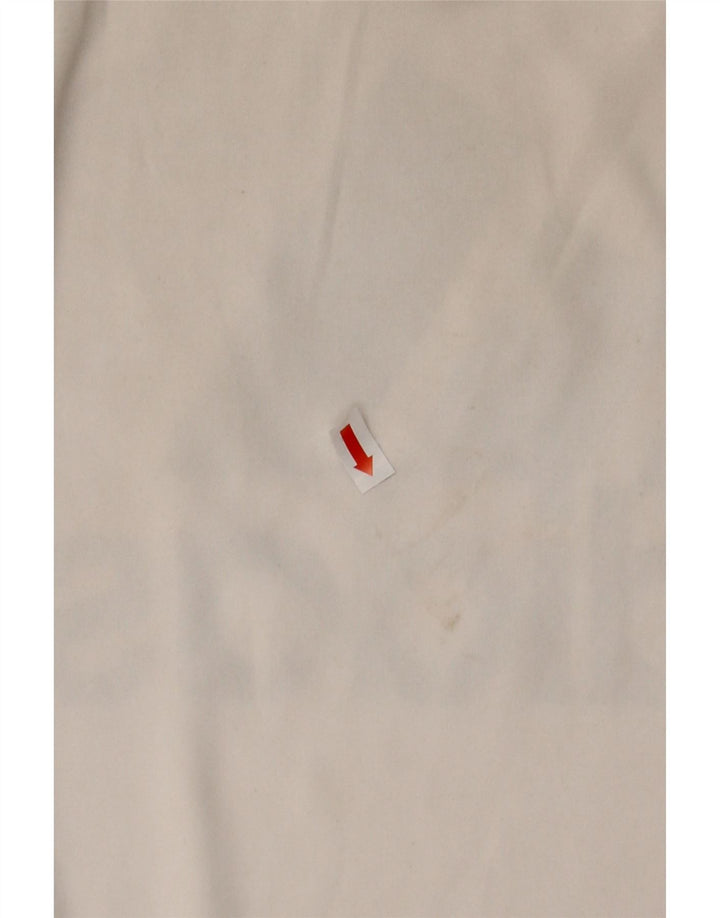 ADIDAS Womens Graphic T-Shirt Top UK 12 Medium White Polyester Vintage Adidas and Second-Hand Adidas from Messina Hembry 