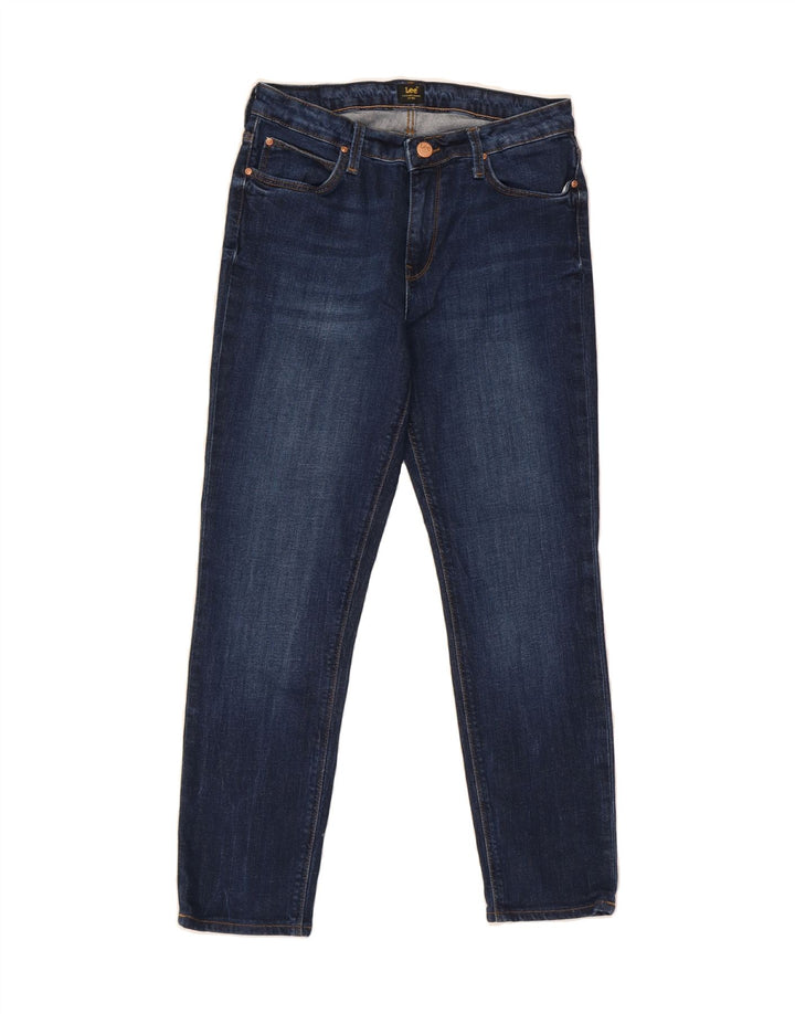 LEE Womens Elly Crop Slim Jeans W30 L26 Blue Cotton Vintage Lee and Second-Hand Lee from Messina Hembry 