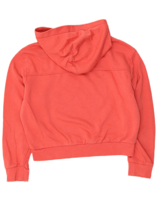 Damska bluza z kapturem oversize Tommy Hilfiger z grafiką UK 8 Small Pink