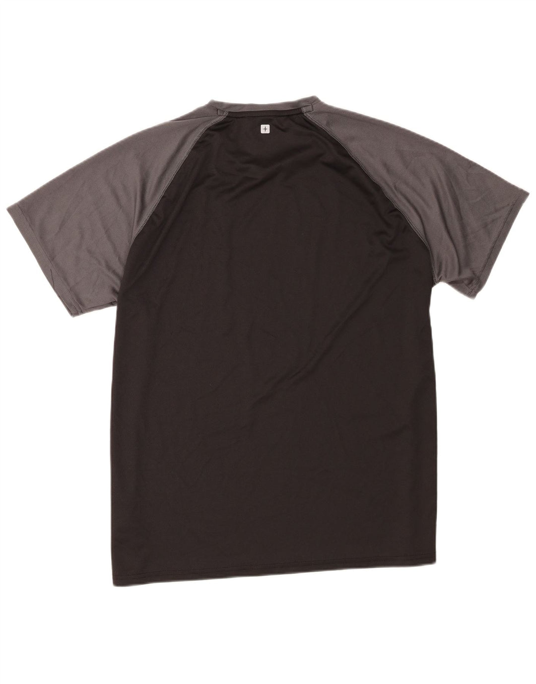 Męski T-shirt Mountain Warehouse IsoCool, 2XL, szary poliester z blokami kolorów