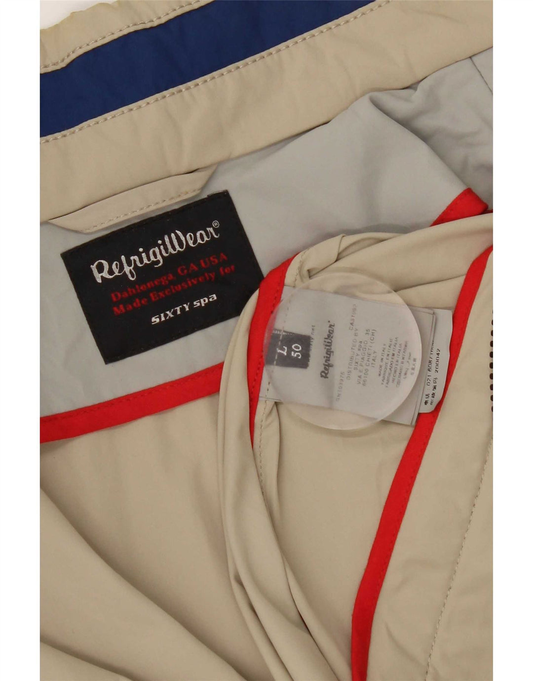 Męska kurtka bomberka Refrigiwear IT 50, duża nylonowa khaki
