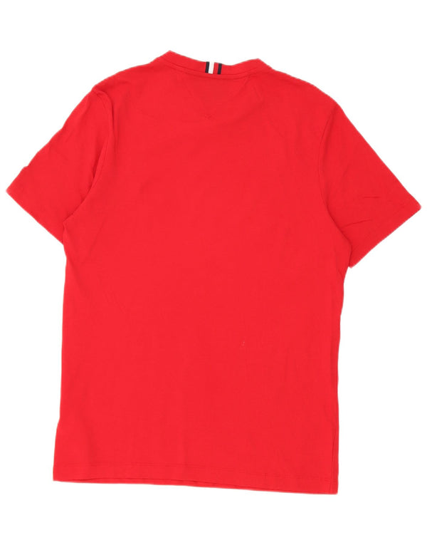 Męska koszulka T-shirt o regularnym kroju Tommy Hilfiger XS, czerwona bawełna