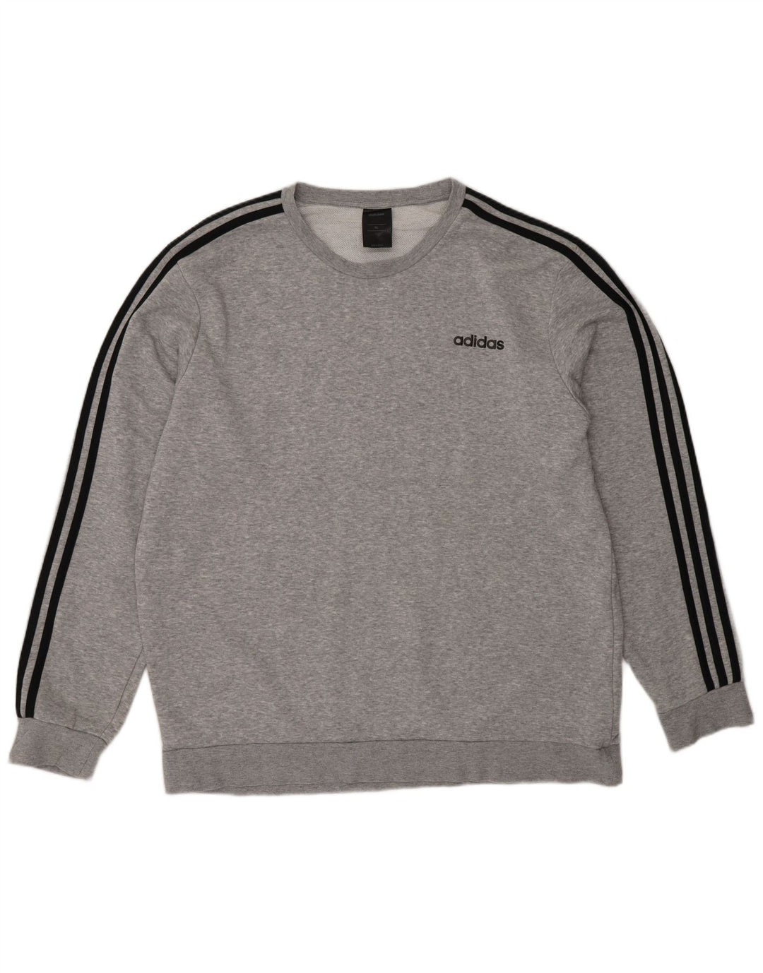 Bluza męska Adidas XL, szara, nakrapiana bawełna