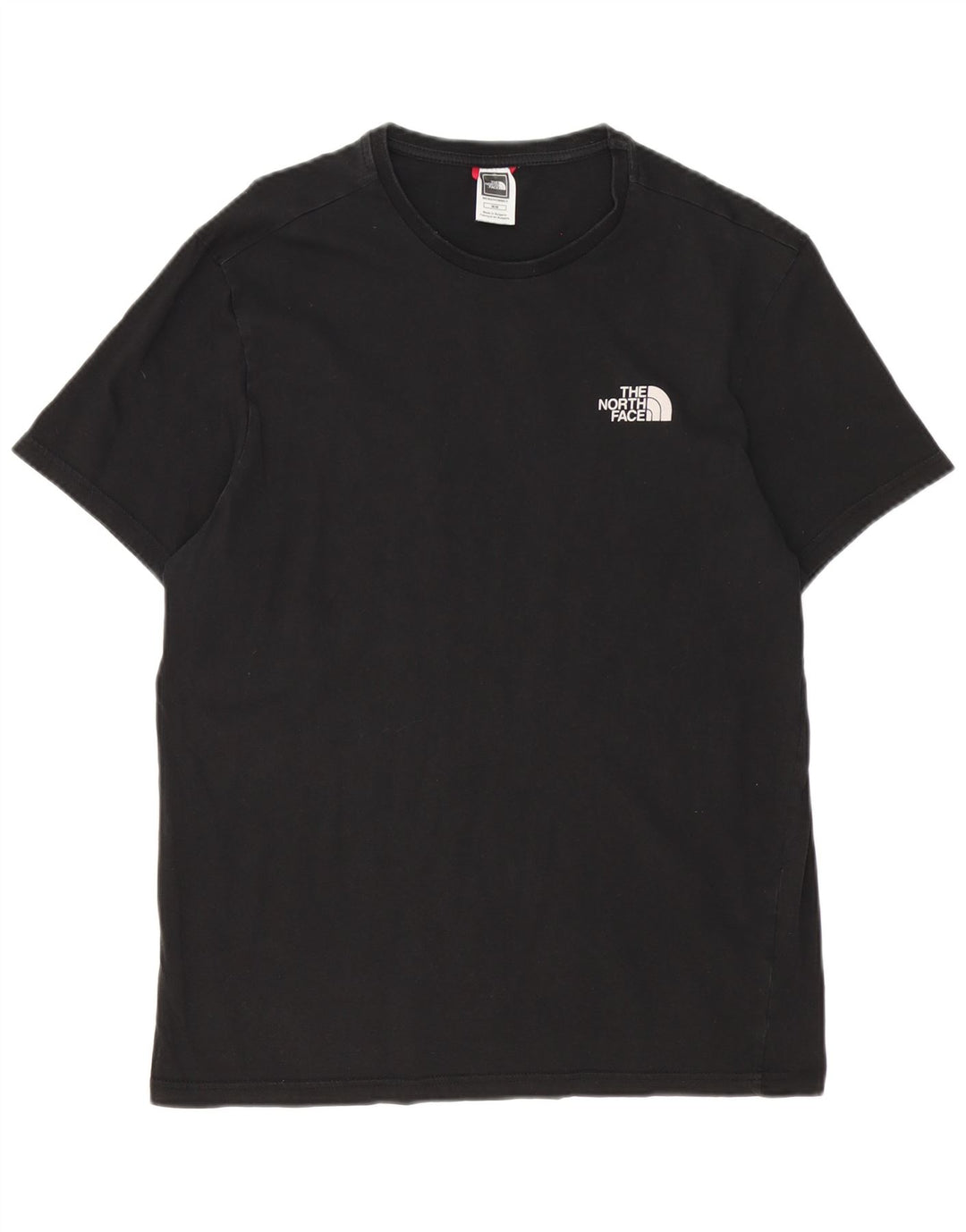 T-shirt męski The North Face, bawełniany, średni czarny