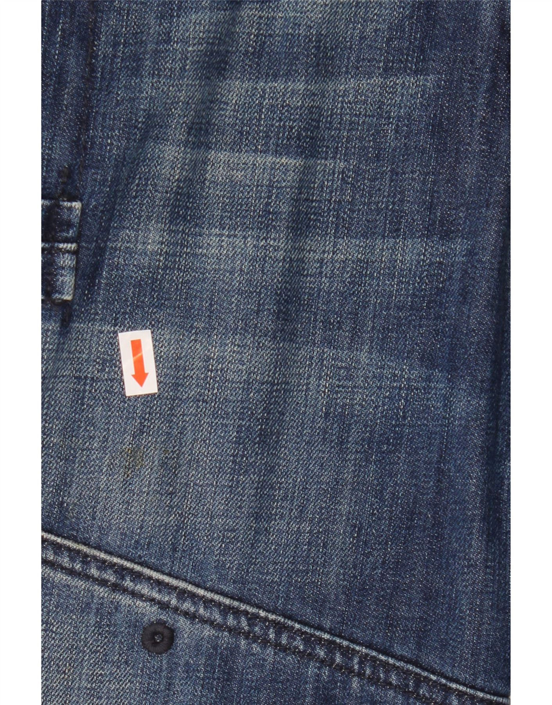 Męskie proste dżinsy cargo G-STAR W32 L32 Niebieska bawełna