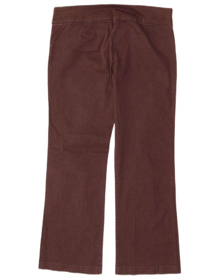 Spodnie damskie Zara Bootcut EU 40 Medium W30 L27 Brązowa bawełna