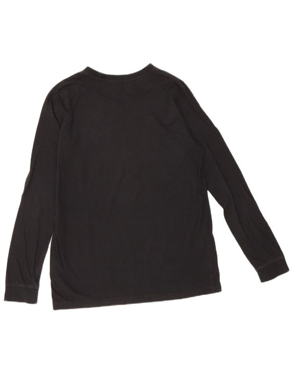 Chłopięca koszulka Nike z długim rękawem, 13-14 lat, XL, czarna, bawełniana