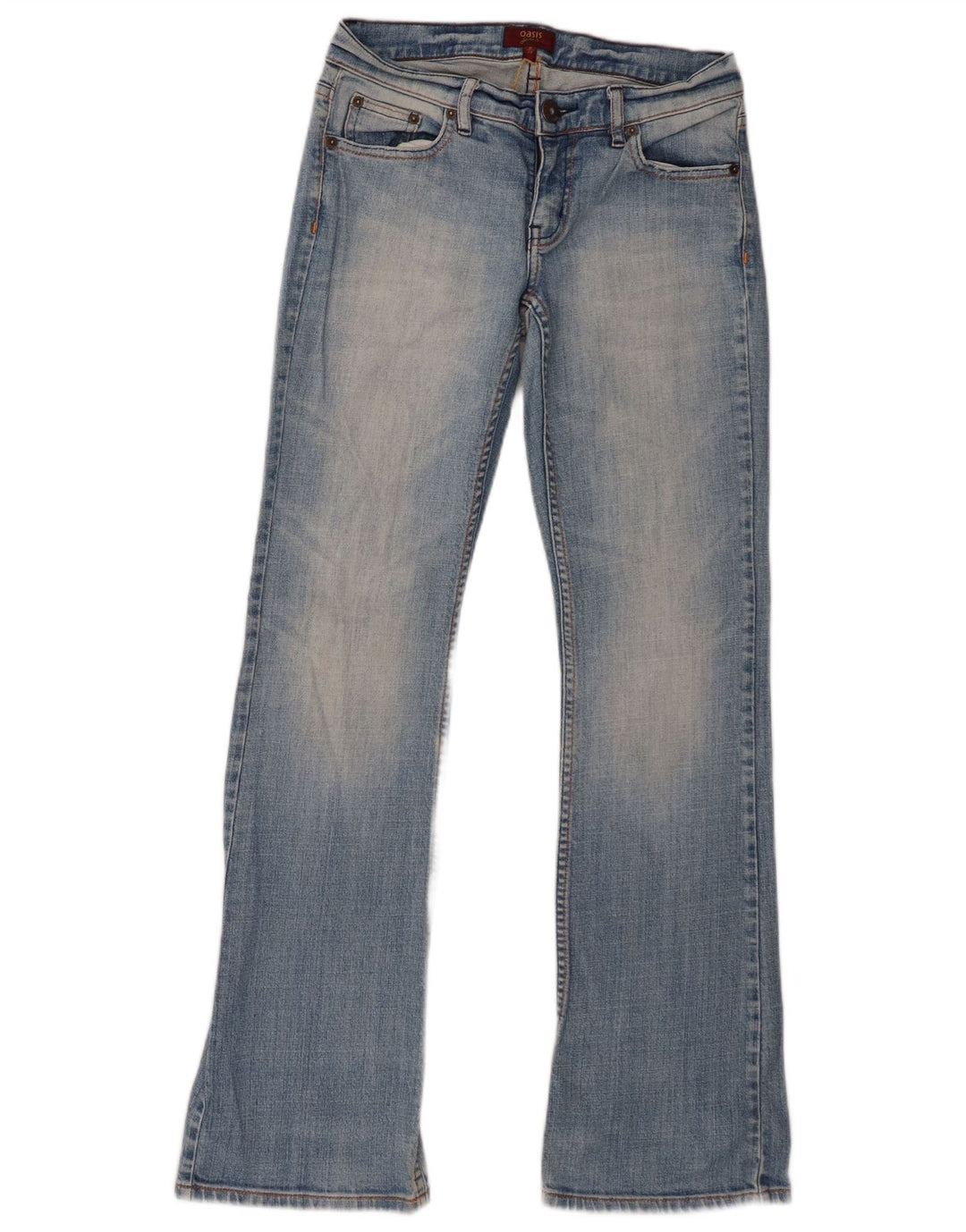 Damskie jeansy Bootcut Oasis UK 8 Small W28 L30 Niebieskie
