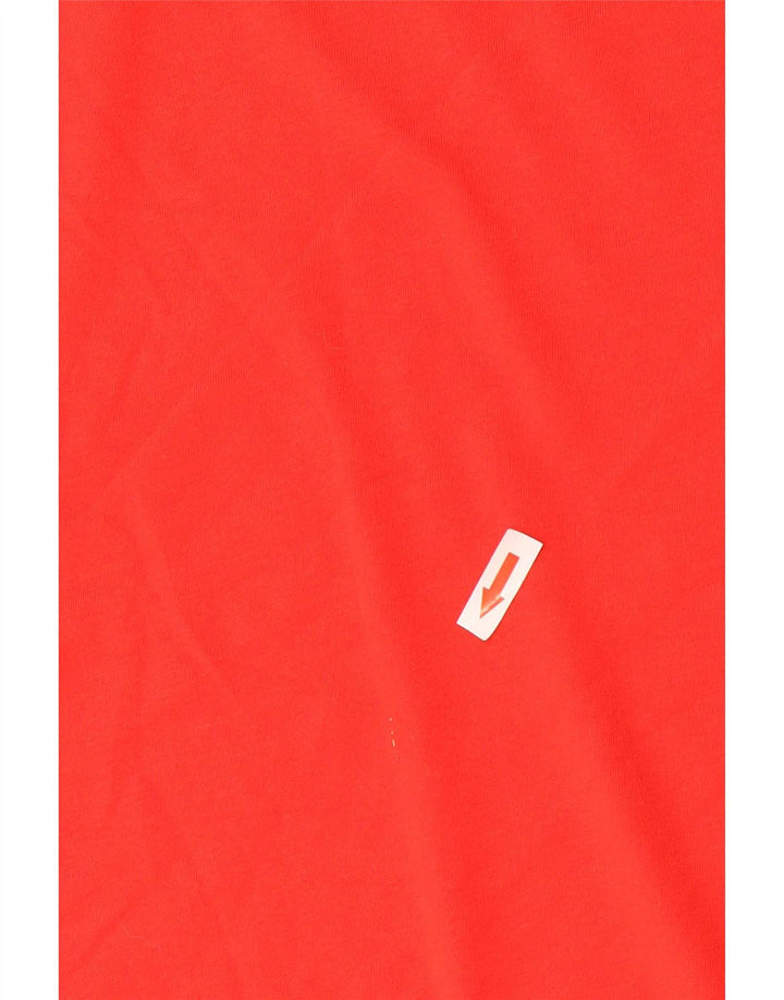 Męski T-shirt Champion z grafiką, duży, czerwony, z blokami kolorów