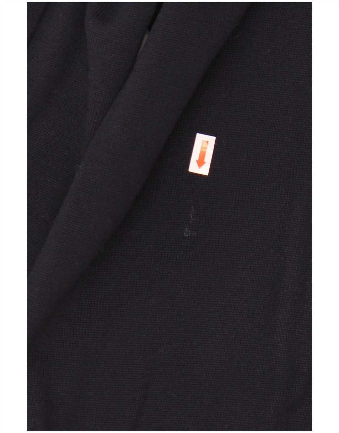 Męski sweter MARZ z dekoltem w kształcie litery V IT 52, duży, granatowy, wełniany