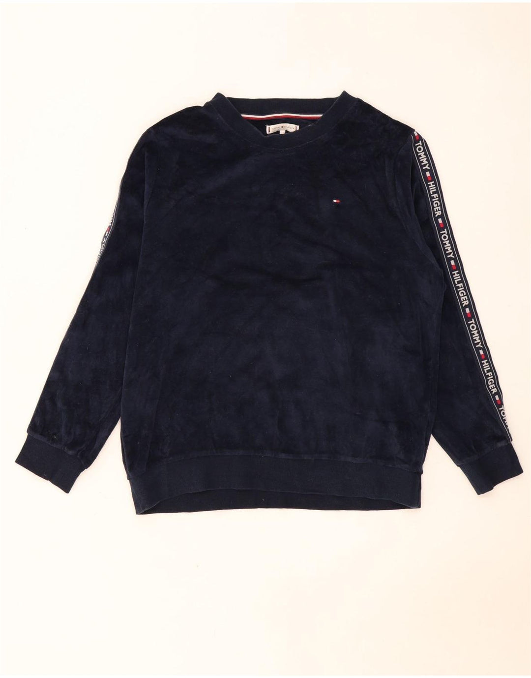 Męska bluza z grafiką Tommy Hilfiger w kolorze średniego granatu