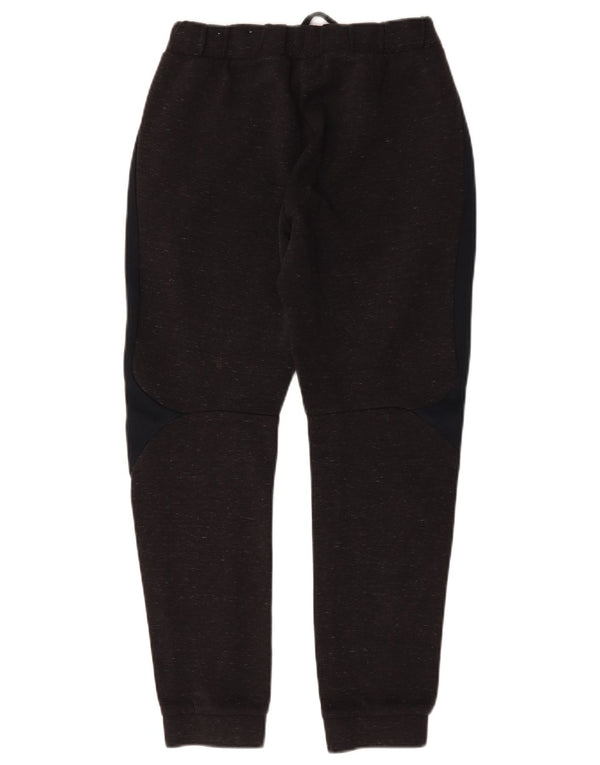 Puma Mens Tracksuit Trousers Joggers Small Black Flecked Cotton
