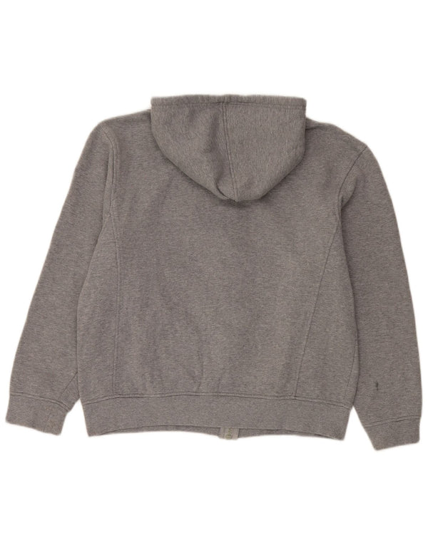 Damski sweter Fila z grafiką i zamkiem błyskawicznym UK 20 2XL Szara bawełna