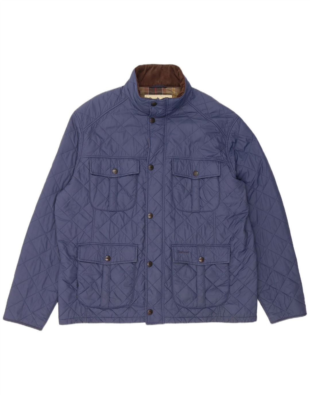 Męska pikowana kurtka BARBOUR UK 44 2XL niebieska
