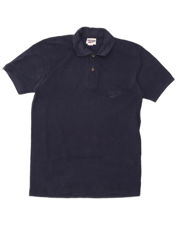 Męska koszulka polo REEBOK, duża, granatowa